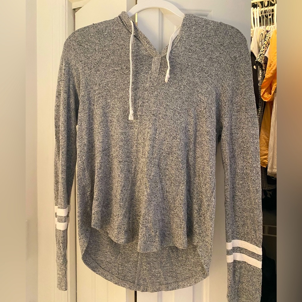 Grey Women’s S Hollister Hooded Top